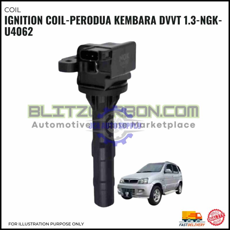 Ignition Coil-Perodua Kembara DVVT 1.3-NGK-U4062