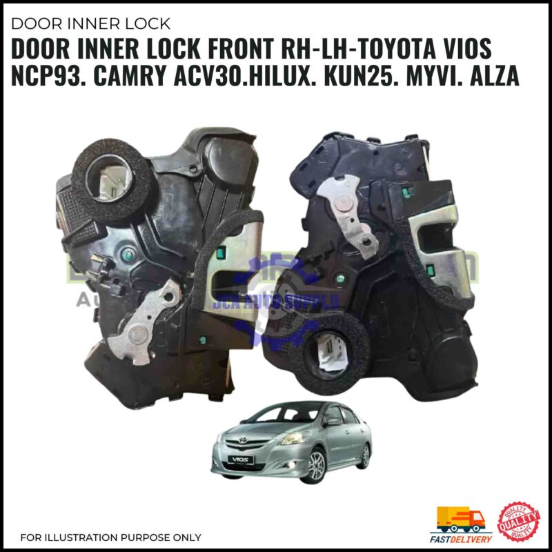 Door Inner Lock Front RH-LH-Toyota Vios NCP93. Camry ACV30.Hilux KUN25.Myvi.Alzacarspar