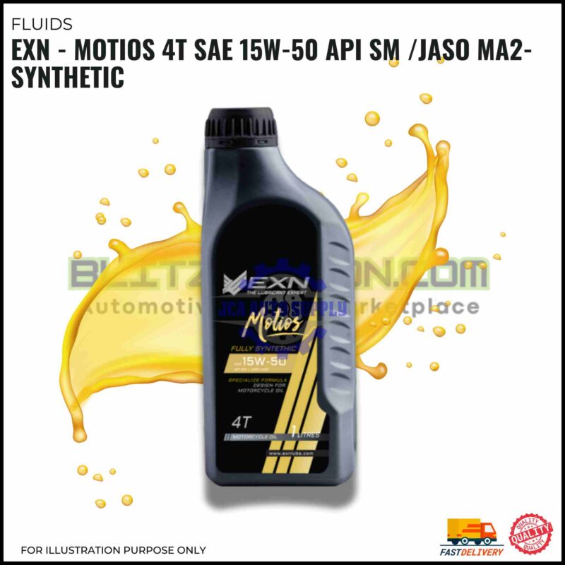 EXN - Motios 4T SAE 15W-50 API SM /JASO MA2-Synthetic