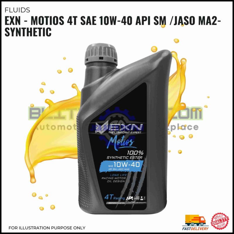 EXN - Motios 4T SAE 10W-40 API SM /JASO MA2-Synthetic