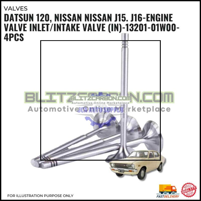 Intake Valve (IN) Set-Datsun 520-620-720-Nissan J15-J16-13201-01W00