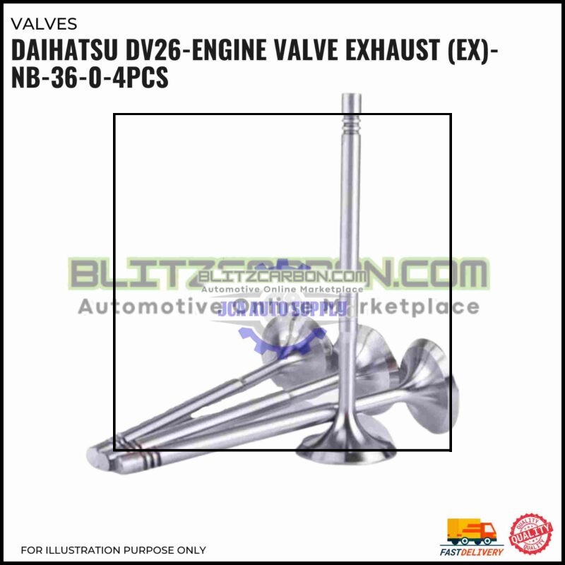 Exhaust Valve (EX) Set-Daihatsu DV26-NB-36-0