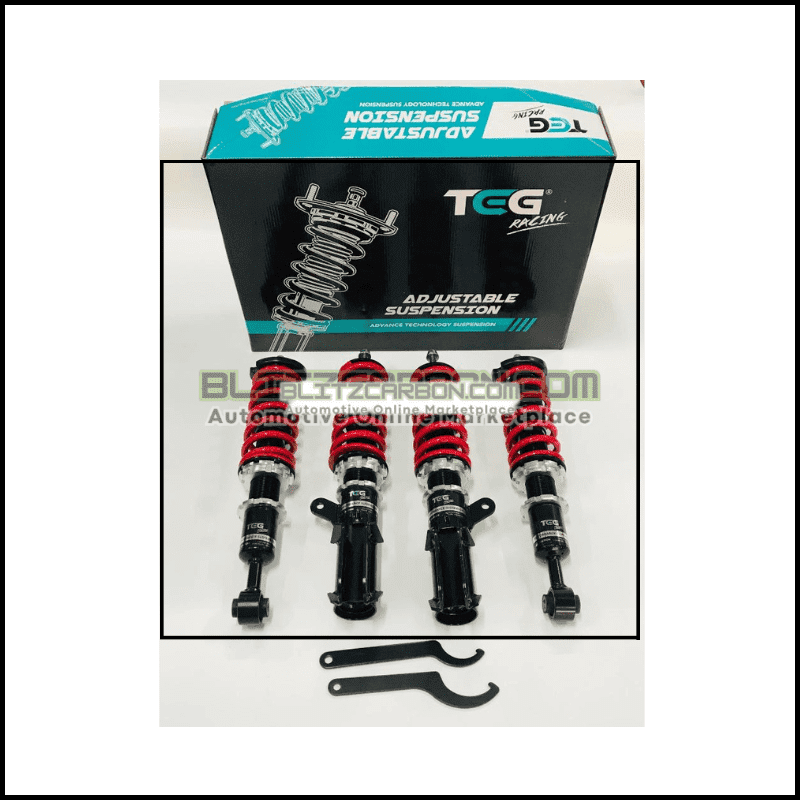 BOLEH SERVICE Proton Inspira/ Lancer GT TEG RACING Adjustable Absorber Set Hi Low Body Shift Adjustable Suspension set