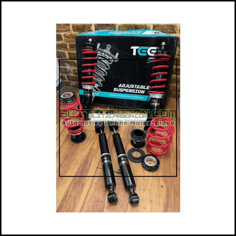 BOLEH SERVICE Toyota Vios 2023 TEG RACING Adjustable Suspension Hi Low Body Shift Absorber