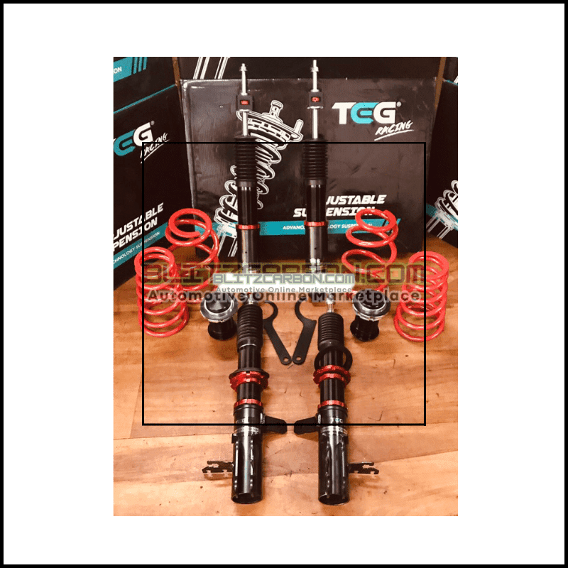 PROTON BLM/ FLX/ SAGA VVT 18"-25" HI-LOW SOFT HARD BODY SHIFT (MONOTUBE 30 STEP) TEG RACING ADJUSTABLE SUSPENSION