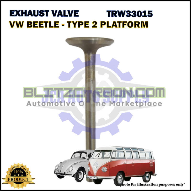 Exhaust Valve-Volkswagen Beetle (Kaefer)-T2 Transporter-Type 2 Platform-TRW33015