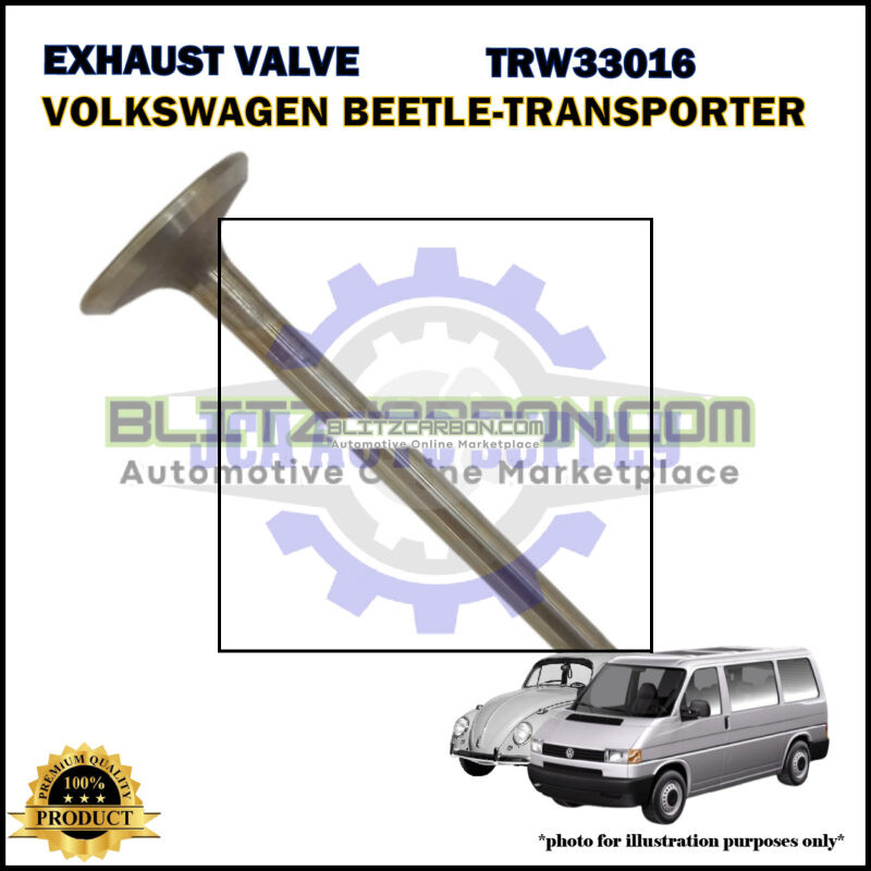 Exhaust Valve-Volkswagen Beetle Base-Super Beetle-Transporter-Kaefer-TRW33016