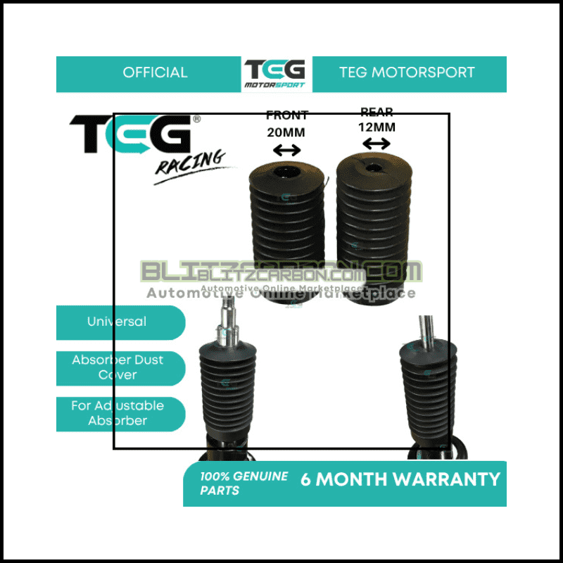 Universal Adjustable Absorber Cover Dust Cover (1pcs) Front & Rear - For Adjustable Suspension