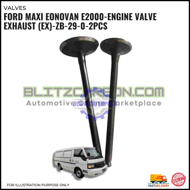 Exhaust Valve (EX)-Ford Maxi Econovan E2000-ZB-29-0