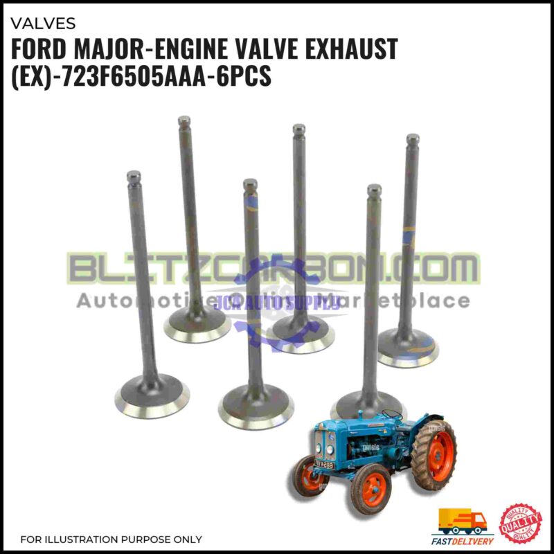 Exhaust Valve (EX)-Ford Major-723F6505AAA