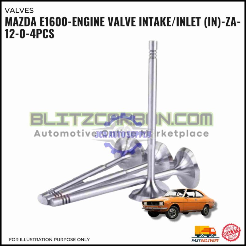 Intake Valve (IN) Set-Mazda E1600-ZA-12-0