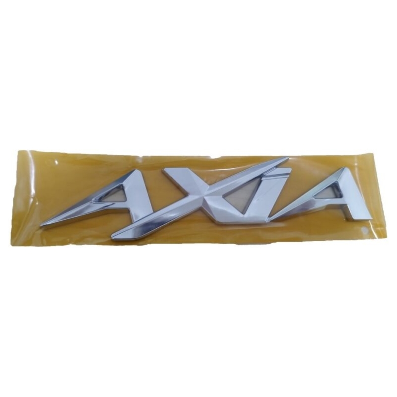 ORIGINAL PERODUA GENIUNE AXIA REAR WORD LOGO-AXIA (CHROME)