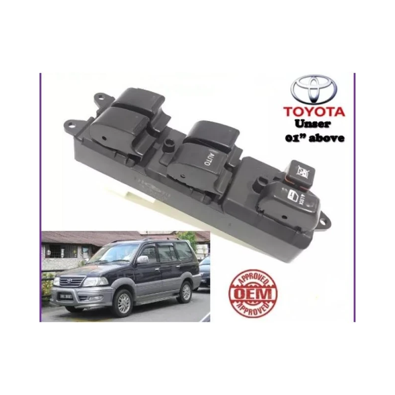 TOYOTA UNSER NEW MODEL POWER WINDOW MAIN SWITCH