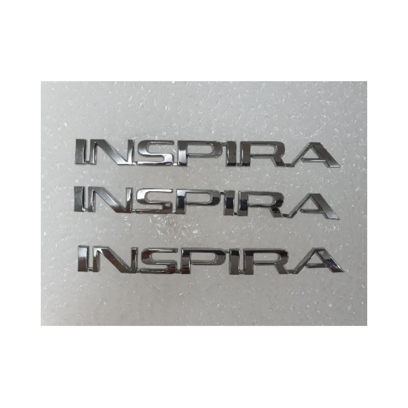 ORIGINAL PROTON INSPIRA REAR BONNET WORD EMBLEM LOGO FLAT BLACK