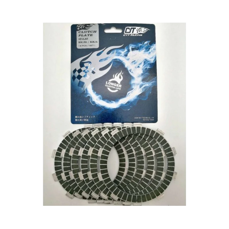 CYT RACING KAWASAKI KR150/NINJA RACING KEVLAR CLUTCH PLATE (6PCS /SET)