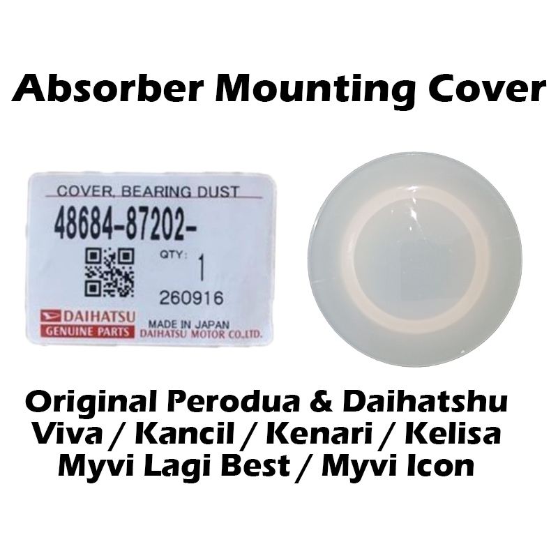Perodua Daihatsu Absorber Mounting Cover Viva, Kancil, Kenari, Kelisa, Myvi, Lagi Best, Icon