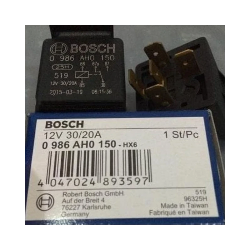 Bosch 5pin Relay 12v 20a (0332019150)