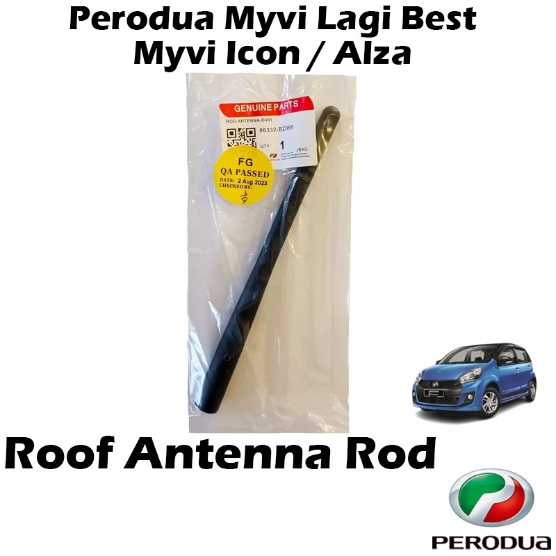Original Perodua Rod Antenna For Myvi Lagi Best, Myvi Icon, Axia, Bezza, Alza 2011–2018