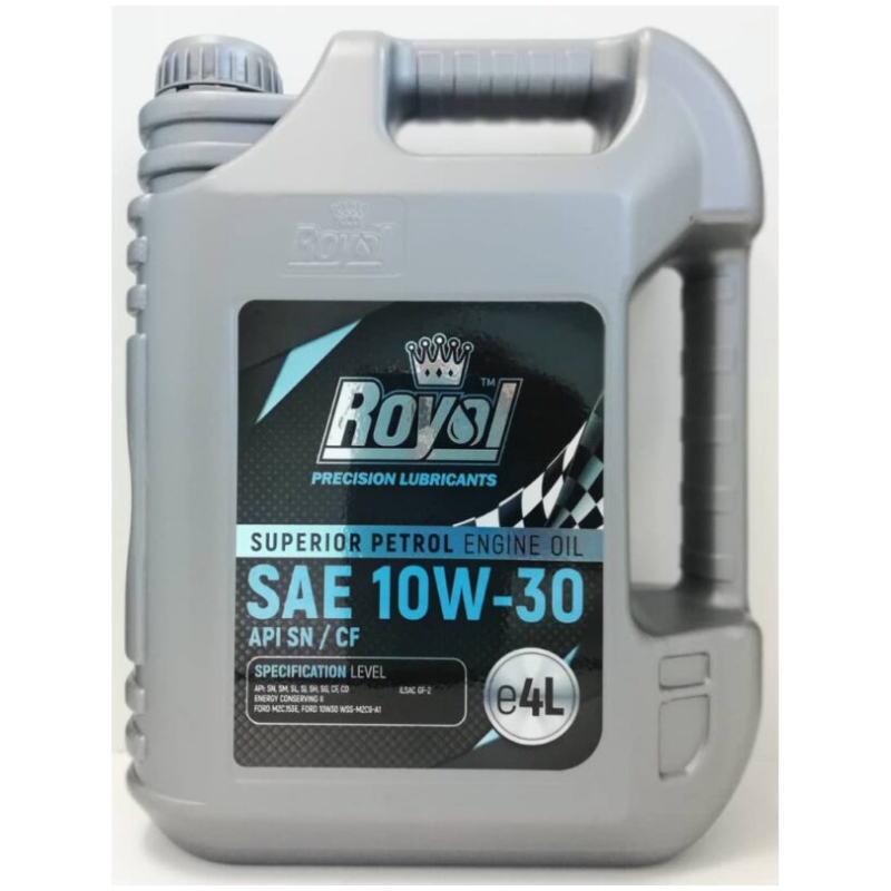 Royal Superior Petrol Engine Oil SAE 10W-30 API SN/CF 3L & 4L