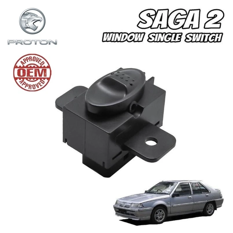 Proton Saga 2 Lmst Power Window Single Switch OEM