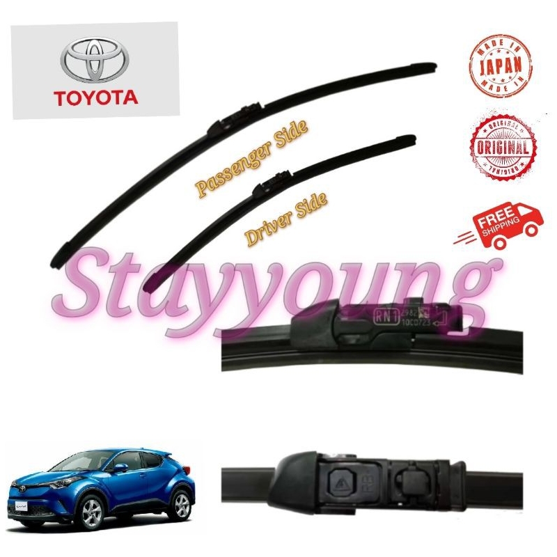 ORIGINAL TOYOTA GENUINE CH-R & LEXUS NX200T FRONT WINDSCREEN WIPER SET