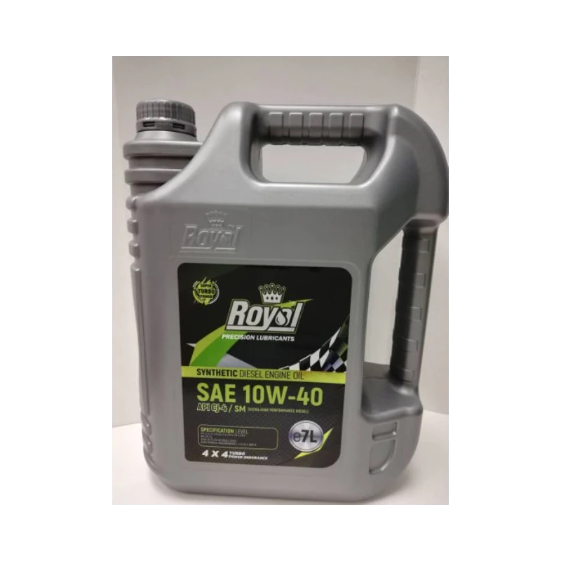 ROYAL NANO ESTER TECHNOLOGI SEMI SYNTHETIC DIESEL ENGINE OIL SAE 10W-40 API CJ-4/SM 7LITER