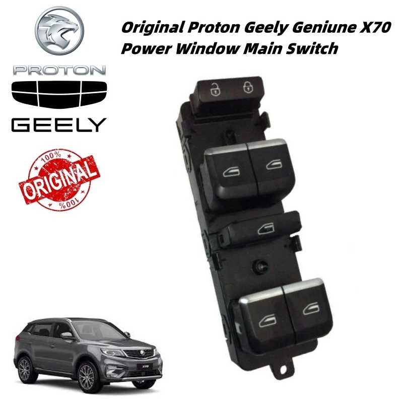 Original Proton Geely Geniune X70 Power Window Main Switch