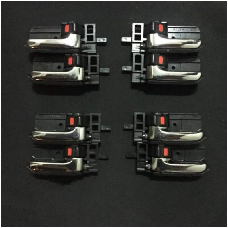 ORIGINAL TOYOTA GENUINE PASSO, VOIS NCP93 DOOR INNER CHROME HANDLE WITH SET