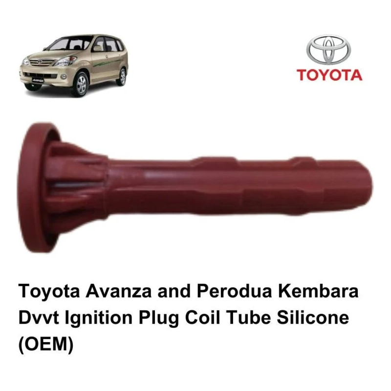 TOYOTA AVANZA AND PERODUA KEMBARA DVVT IGNITION PLUG COIL TUBE SILICONE (OEM)
