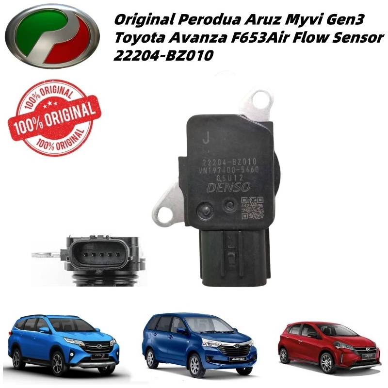 Original Perodua Aruz Myvi Gen3 Toyota Avanza 1nr 2nr Air Flow Sensor 22204-BZ010