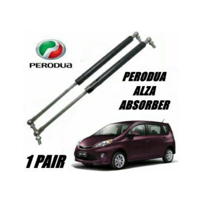 (1Pair) Original Perodua Alza 2009-2021 Rear Bonnet Damper Absorber (No Bracket)