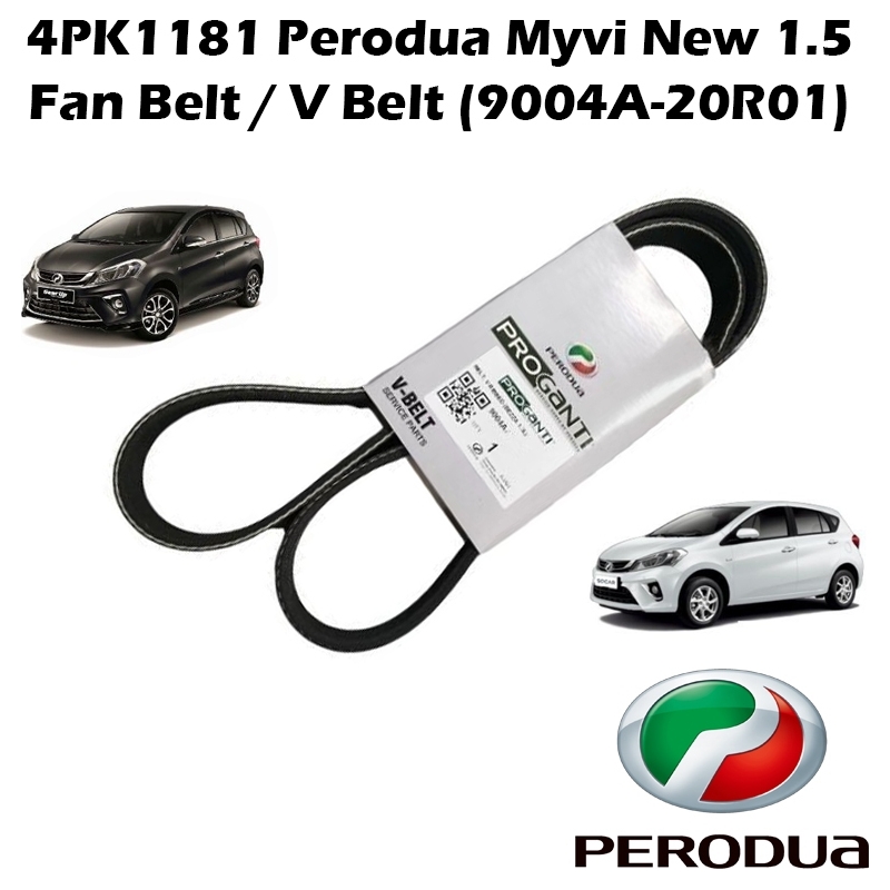 4PK1181 Perodua Myvi New 1.5 Fan Belt / V Belt (9004A-20R01)