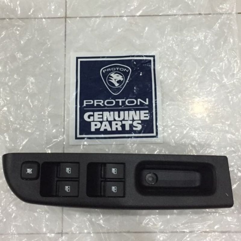 Original Proton Saga BLM / FLX Power Window Main Switch (5 Button) - Driver Side