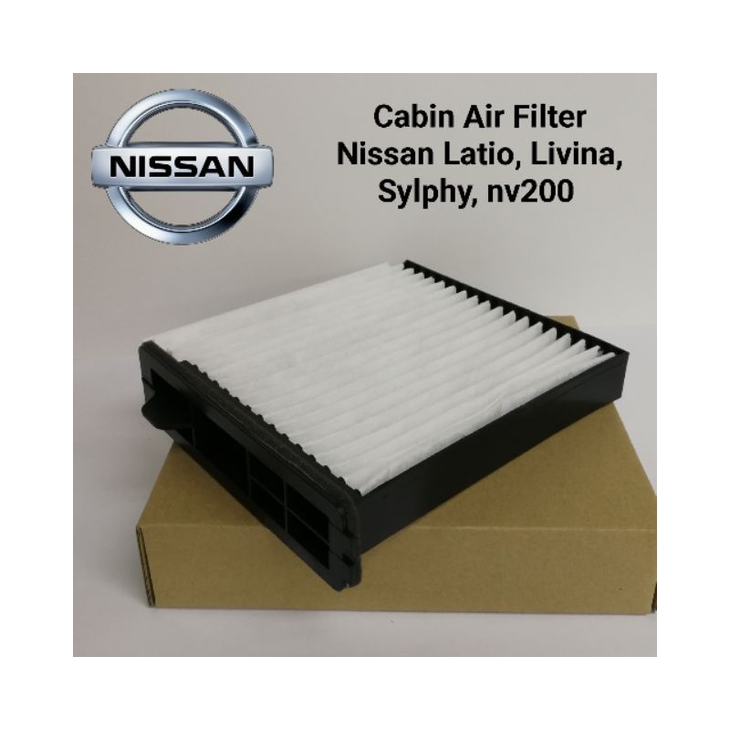 Nissan Latio Livina Sylphy G11 Nv200 Active Carbon Charcol Cabin Air Filter