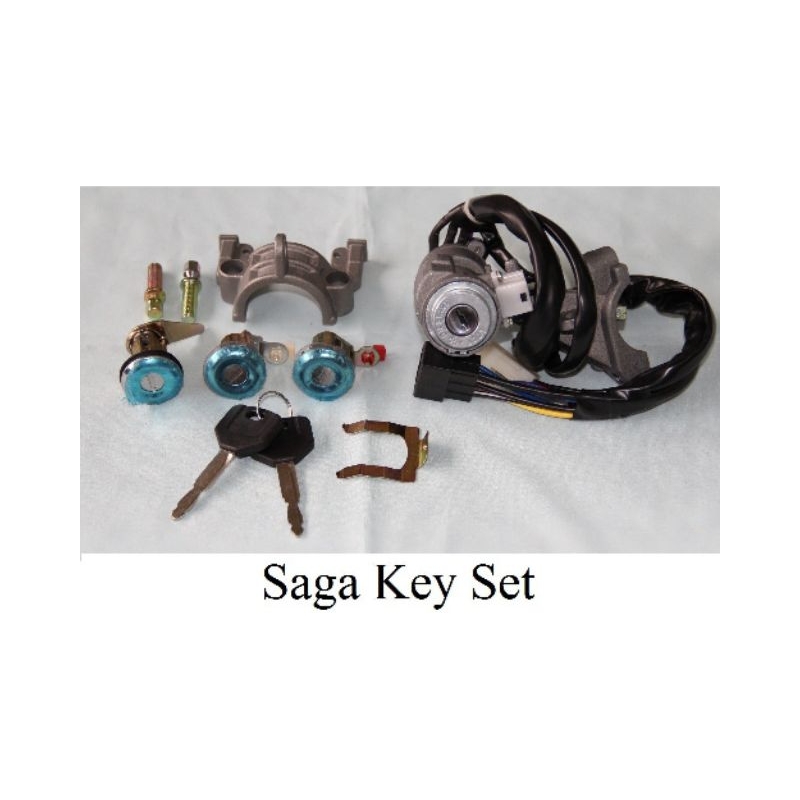 PROTON SAGA ISWARA KEY LOCK FULL SET (OEM)