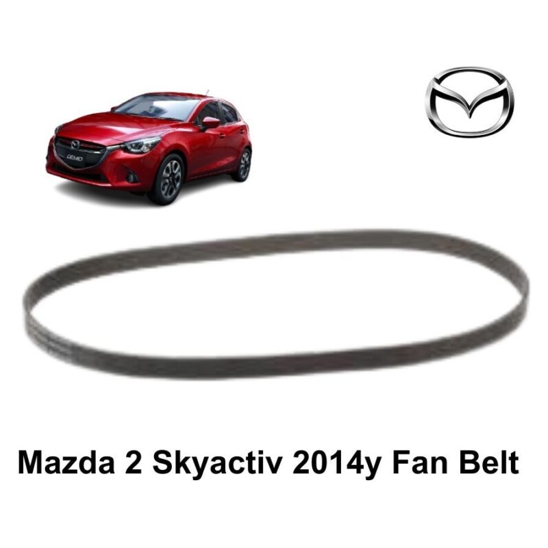 Mazda 2 Skyactiv 2014y Fan Belt 6pk962 + 3pk798