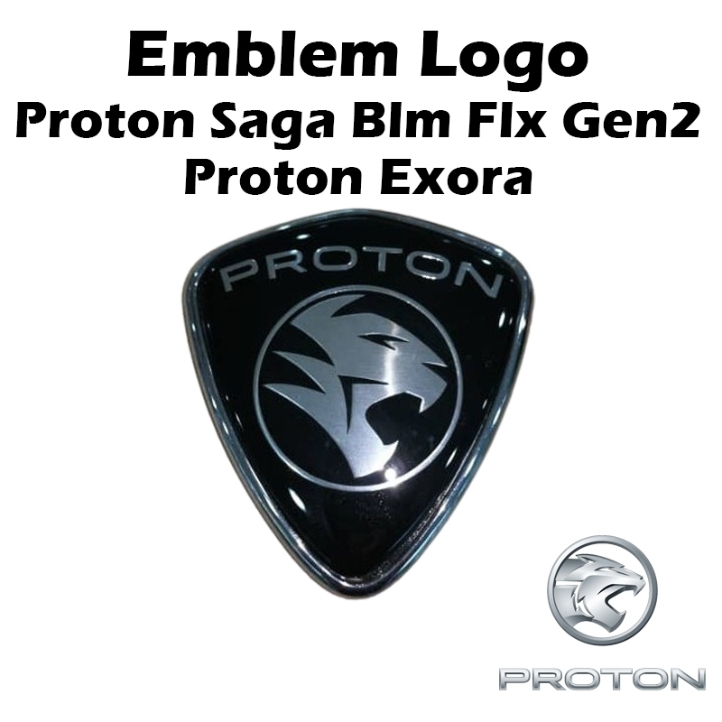 Proton Saga Blm, Flx Front Exora Front & Rear Grille Emblem Logo