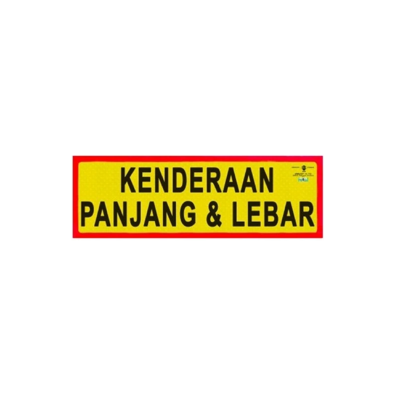 3M ORIGINAL LORRY REFLECTIVE STICKER KENDERAAN PANJANG & LEBAR (750X240)
