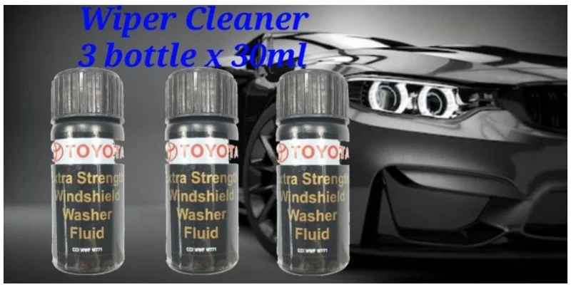 TOYOTA EXTRA STRONG WIPER CLEANER FLUID 3 BOTTLE x 30ML