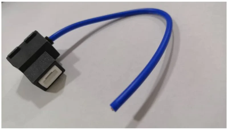 H1 H3 CERAMIC HEADLIGHT BULB SOCKET CONNECTOR WITH HARNESS WIRES