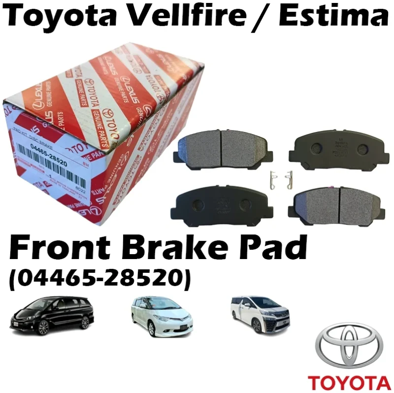 Toyota Vellfire / Estima ACR50 GGH30 Front Disc Brake Pad 04465-28520