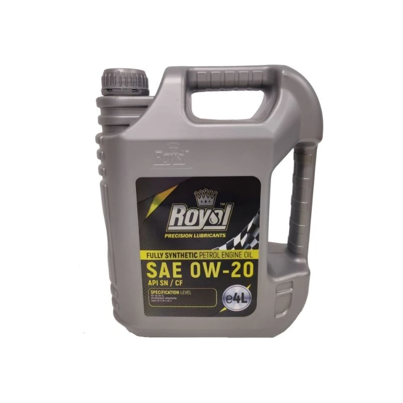 ROYAL PRECISION LUBRICANTS Fully Synthetic Petrol Engine Oil SAE 0W-20 API SN/CF 4L