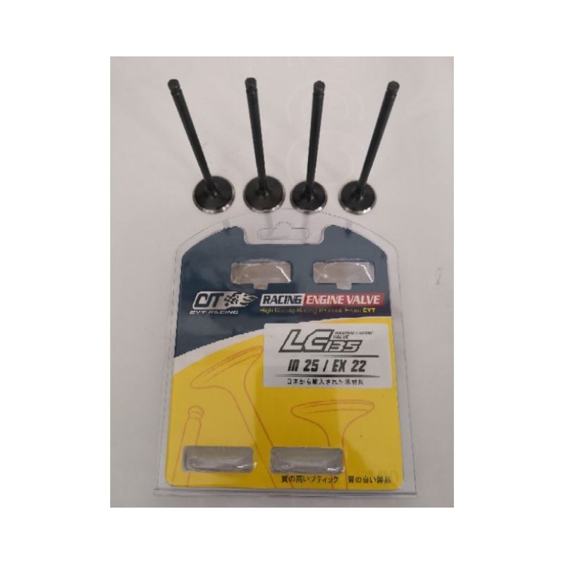 CYT RACING YAMAHA LC135 RACING ENGINE VALVE SET 19/22 22/25
