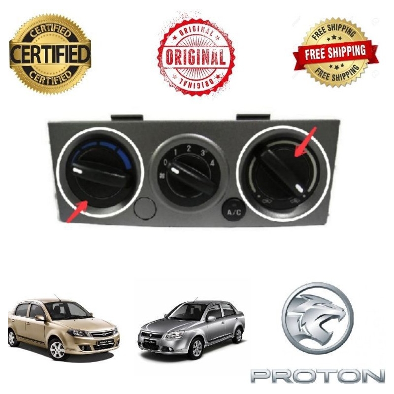 ORIGINAL PROTON GENIUNE SAGA BLM, FL & FLX GENUINE AIRCOND FAN & AIR CONTROL KNOB BUTTON