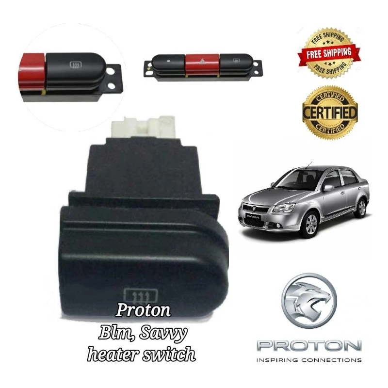 ORIGINAL PROTON GENUINE SAGA BLM /SAVVY HEATER SWITCH