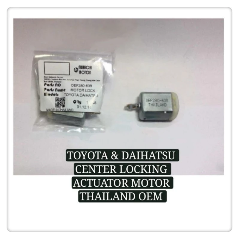 TOYOTA & DAIHATSU CENTER LOCK ACTUATOR MOTOR WITH GEAR THAILAND OEM