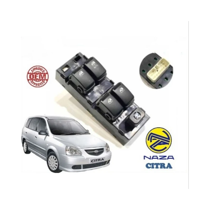 NAZA CITRA/KIA CAREN II POWER WINDOW MAIN SWITCH
