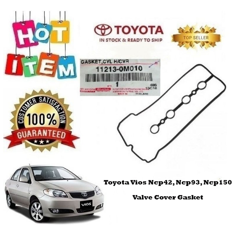 Toyota Vios Ncp42 Ncp93 Ncp150, Prius Nhp10 (1nzfe) , Valve Cover Gasket ( 11213-OM010 )