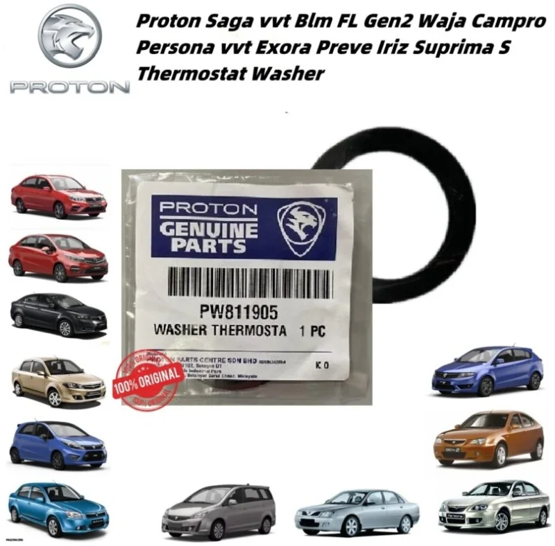 Proton Saga vvt Blm FL Gen2 Waja Campro Persona vvt Exora Preve Iriz Suprima S  Thermostat Washer