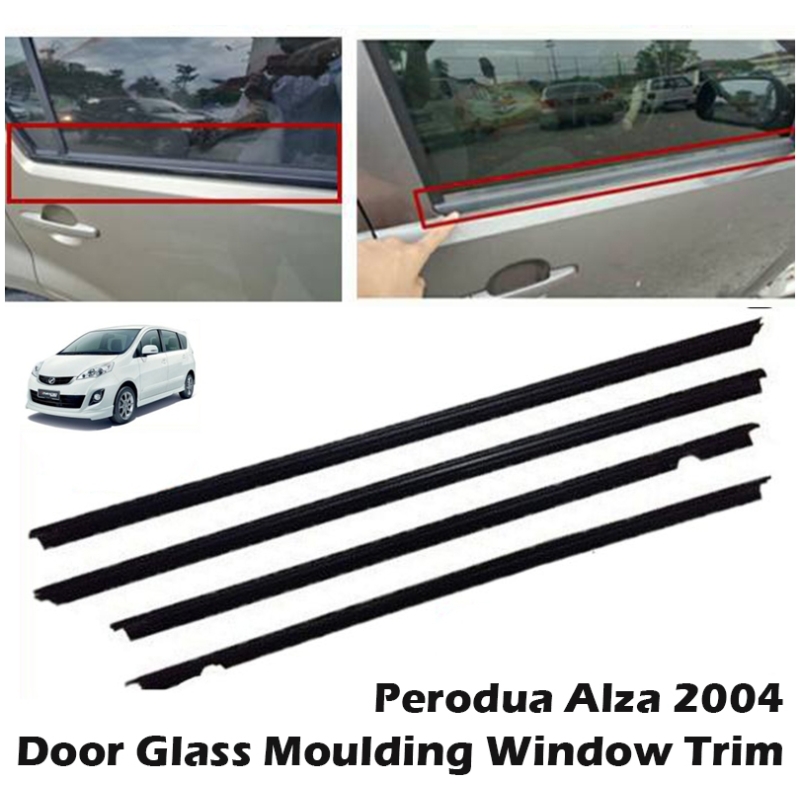 Perodua Alza 2004 Door Glass Moulding Window Trim